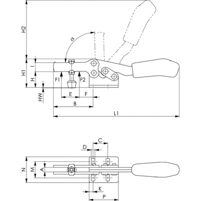 Produktbild von AMF - Waagrechtspanner plus Größe 4