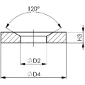 Produktbild von AMF - Kegelpfanne DIN 6319D M12