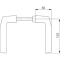 Produktbild von AMF - Schubstangenspanner mit rotem Handgriff 6841 Größe 0