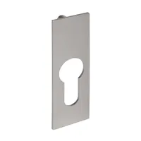 JuNie MB-Schlü.schi., 7424, eckig, B25mm, H76mm, S1,5mm, Profilzylinder, MT vernickelt Produktbild