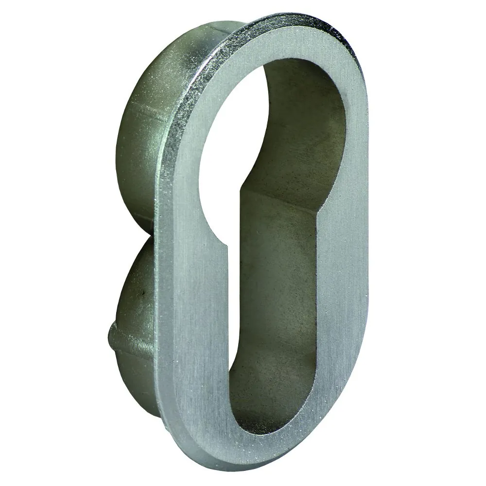 JuNie Rosette für Profilzylinder oval, 7420, vernickelt, H 41mm Produktbild img1 L