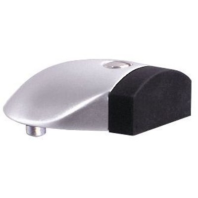 Produktbild von DENI® - Bodentürstopper, 3846,H 20mm, mit Verdrehsicherung, Aluminium, silber e