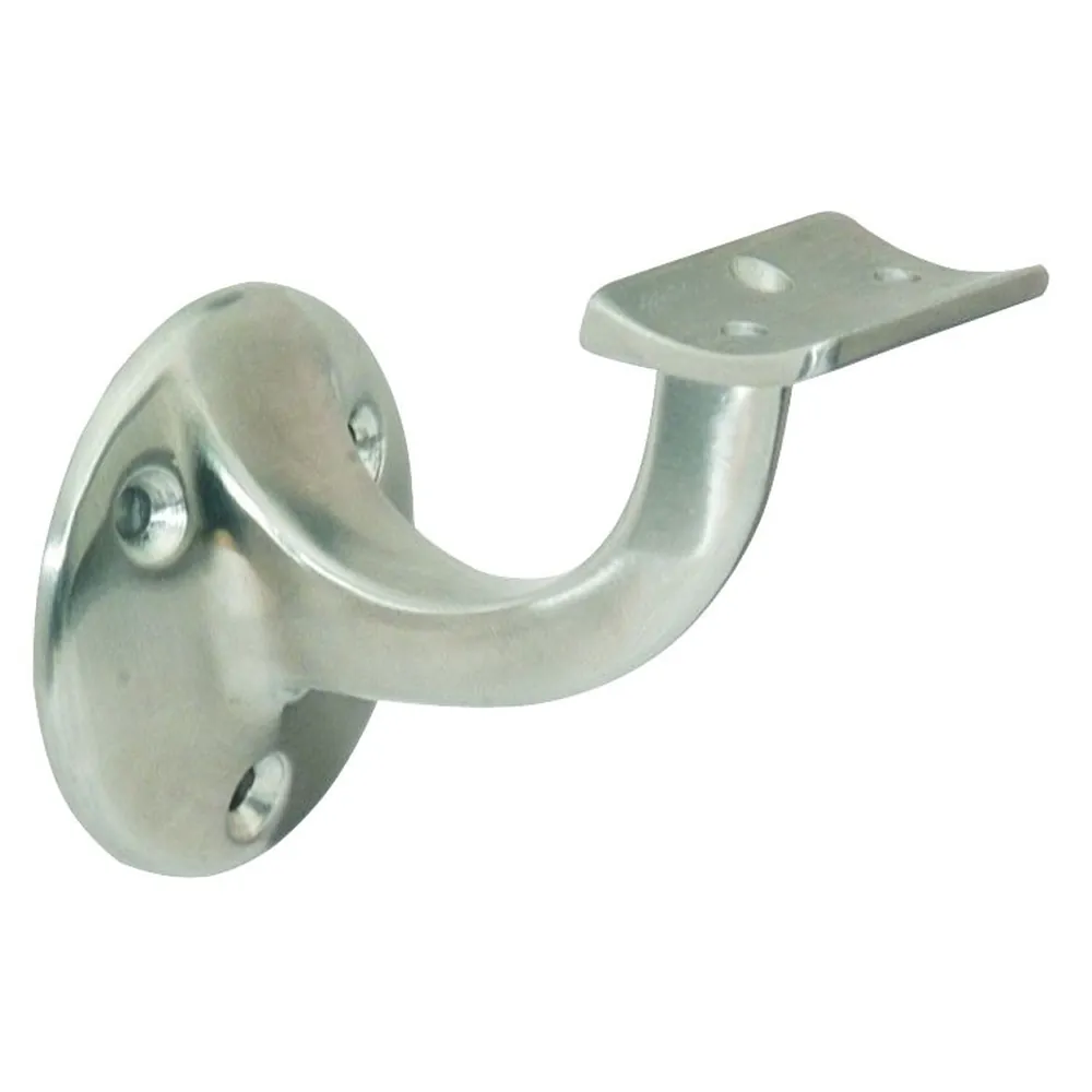 DENI® OA-Handlaufstütze, 5232, mit gewölbter Auflage, Edelstahl, edelstahl matt geb. Produktbild img1 L