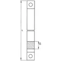 Produktbild von DENI® - Treibriegelstange 4110,einseitig ausgeklingt,10x1.000mm,gelb chromat.