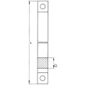 Produktbild von DENI® - Treibriegelstange 4113,einseitig ausgeklingt,13x1.000mm,galvan.