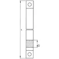 Produktbild von DENI® - Treibriegelstange 4113,einseitig ausgeklingt,13x1.000mm,galvan.