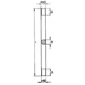 Produktbild von DENI® - Treibriegelstange 7091,Ø10x2.500mm,galvan.,M10