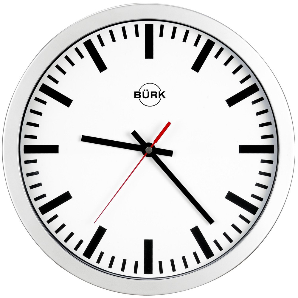 Funk-Wanduhr D300 elegant Zb. we,Striche Produktbild img1 L