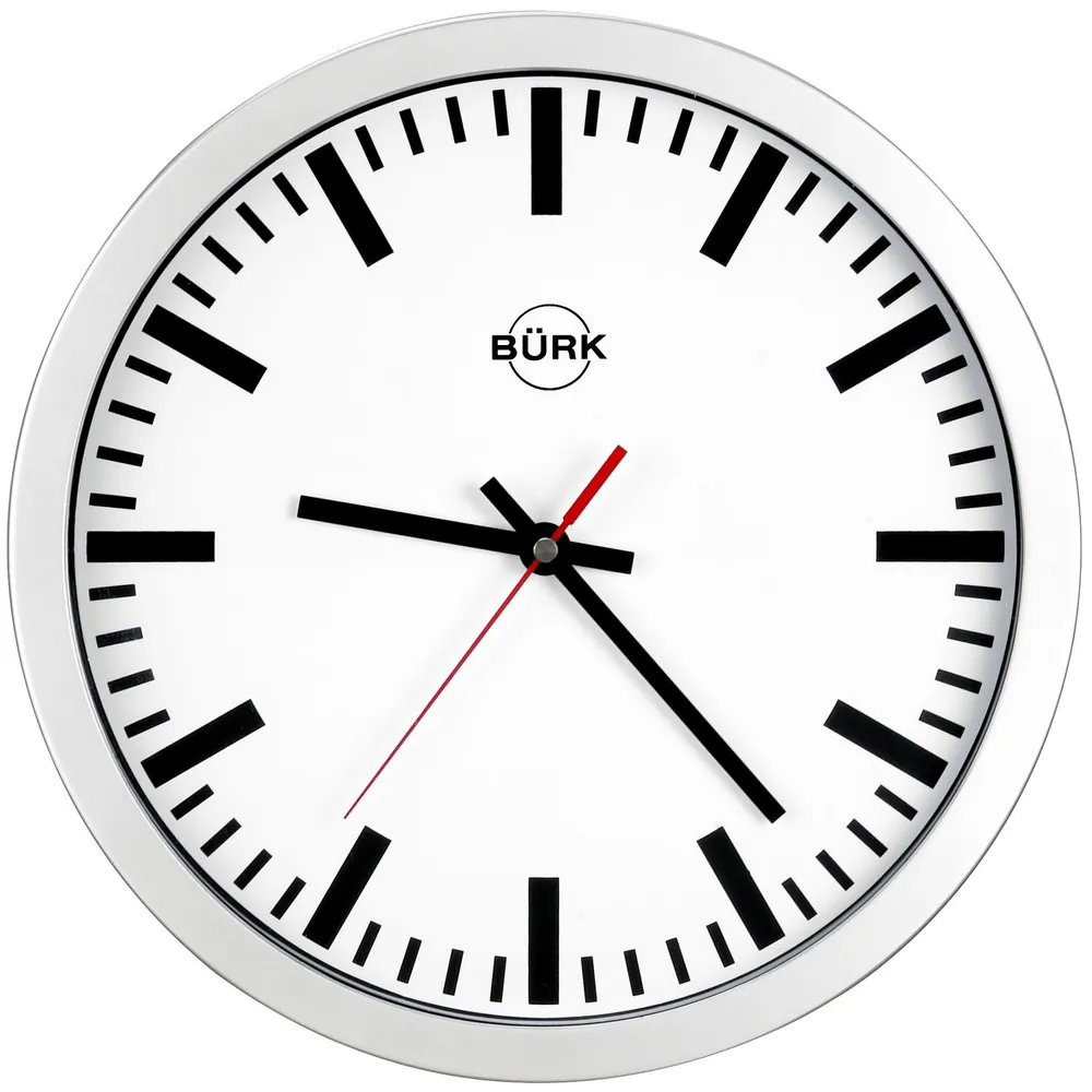 Funk-Wanduhr D300 elegant Zb. we,Striche Produktbild img1 L