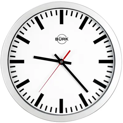 Produktbild von NOBRAND - Quarz-Wanduhr D300 eleg. Zb. we, Striche