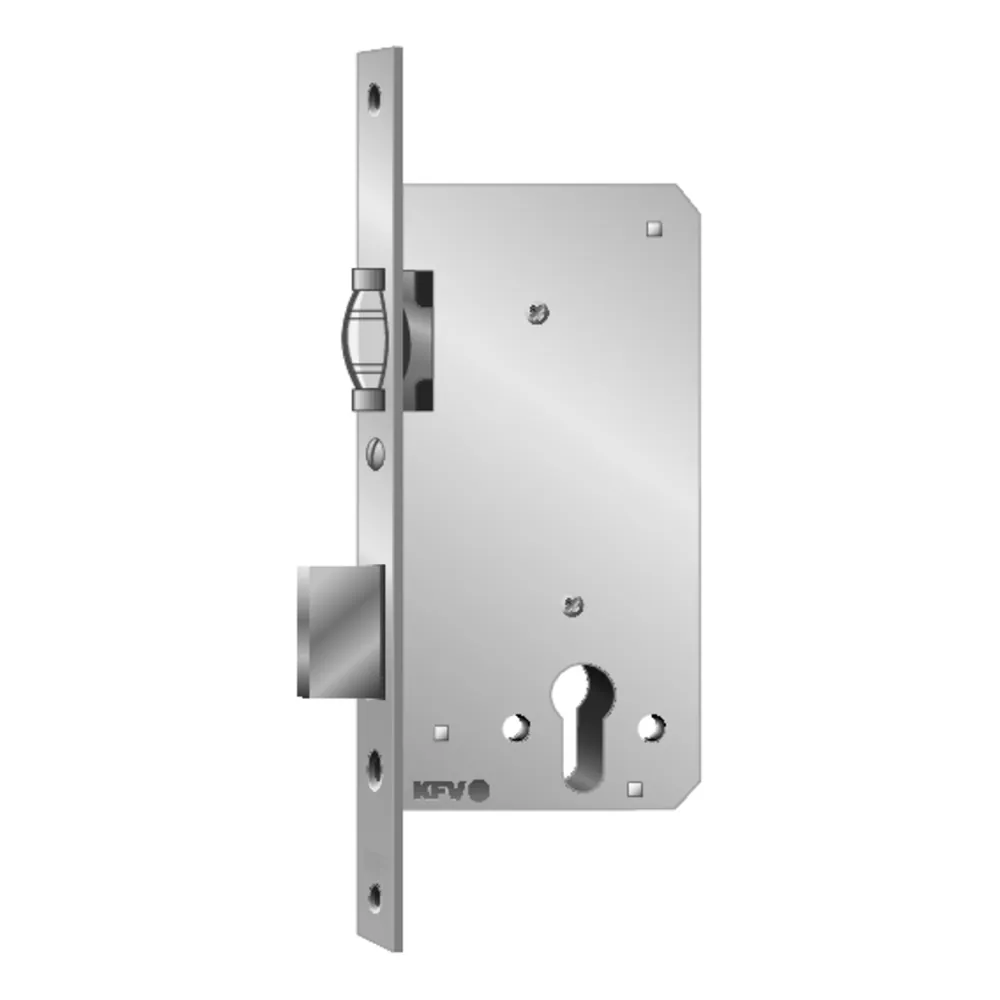 KFV Pendeltürschloss 486, PZ, D55, F24 x 235ktg, silber Produktbild img1 L