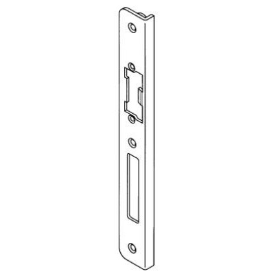 Produktbild von KFV - Winkelschließblech 15-530ER, DL, 30 x 250 x 10 rd, verzinkt, AT