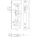 Produktbild von KFV - Schiebetürschloss 1625,PZ92/8,D30,F24x245ktg