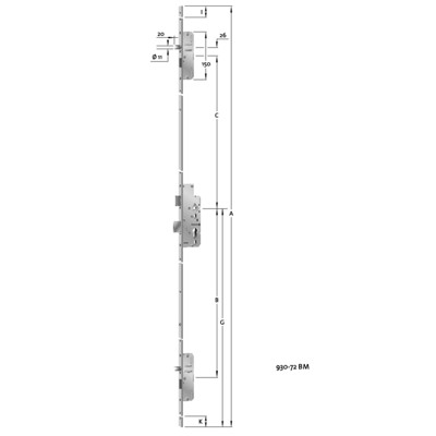 Produktbild von KFV - PA-MFV EP930EFS,1-flg,Typ B001,PZ72/9,D55,F16x2170,ER,DH1020,PAF-E einw