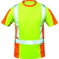 Produktbild von elysee® - Warnschutz-T-Shirt UTRECHT, warn-gelb/warn-orange, Größe S