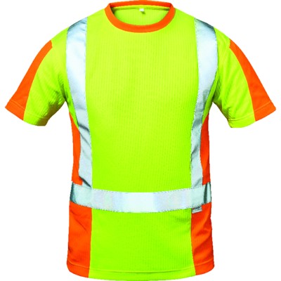 Produktbild von elysee® - Warnschutz-T-Shirt UTRECHT, warn-gelb/warn-orange, Größe S