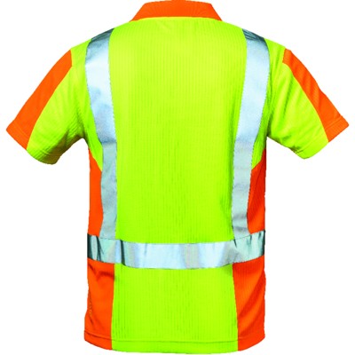 Produktbild von elysee® - Warnschutz-Polo-Shirt ZWOLLE, warn-gelb/warn-orange, Größe S