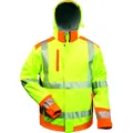 Produktbild von elysee® - Warnschutz-Softshelljacke RICKMER, warn-gelb/warn-orange, Größe M