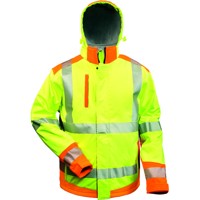 Produktbild von elysee® - Warnschutz-Softshelljacke RICKMER, warn-gelb/warn-orange, Größe S