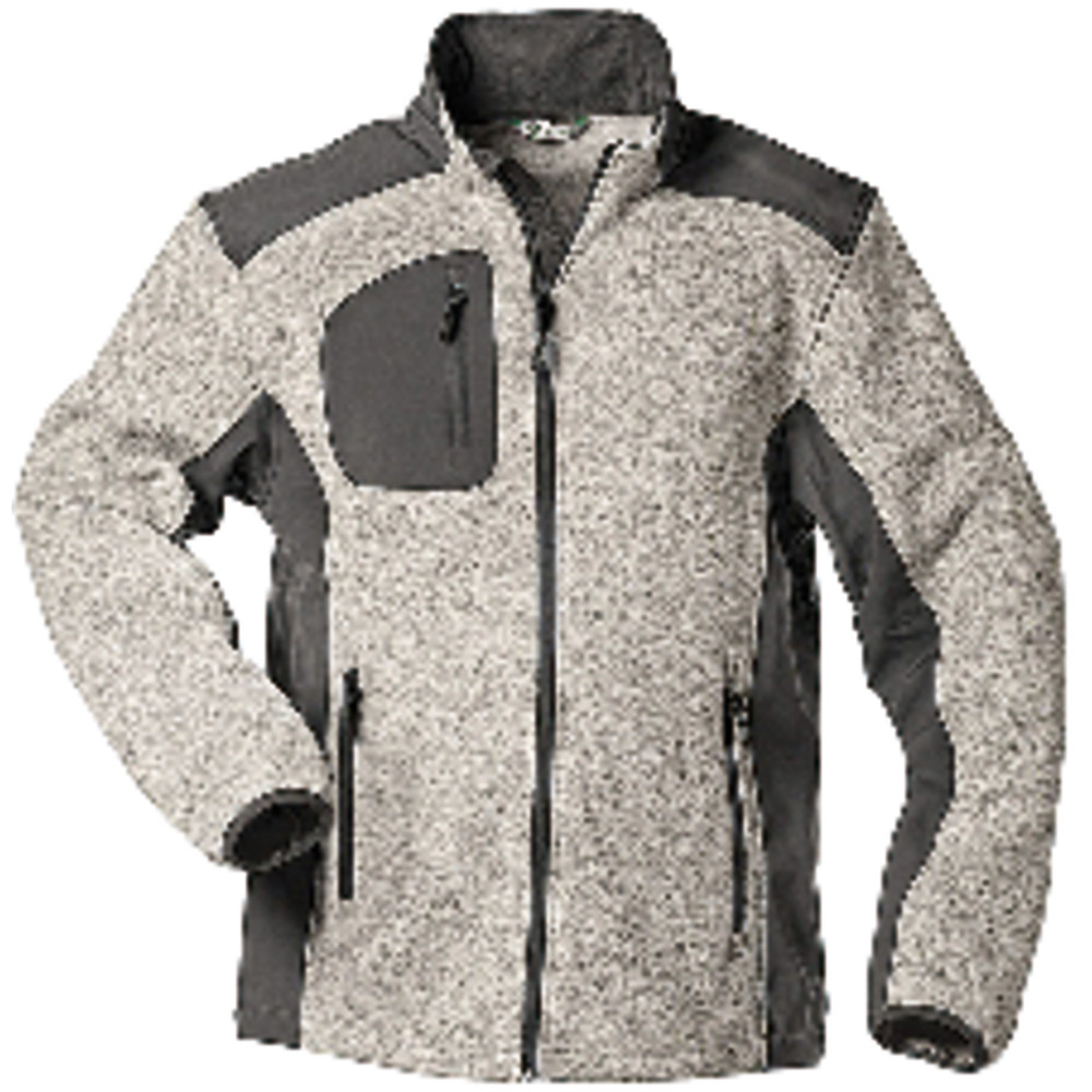 elysee® Strickjacke LINZ, hell-grau/grau, Größe L Produktbild img1 L
