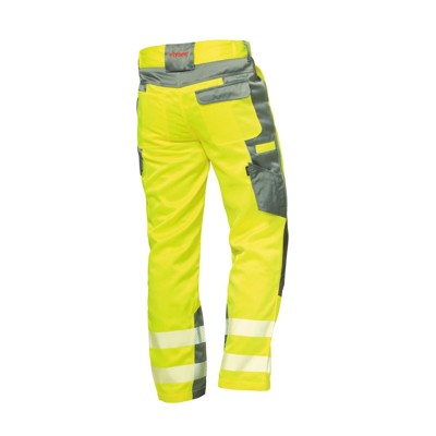 Produktbild von elysee® - Warnschutz-Hose PARIS, warn-gelb/grau, Größe 56