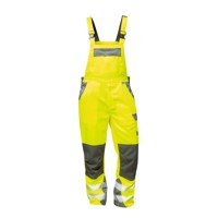 Produktbild von elysee® - Warnschutz-Latzhose COLMAR, warn-gelb/grau, Größe 60