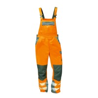 Produktbild von elysee® - Warnschutz-Latzhose METZ, warn-orange/grau, Größe 54