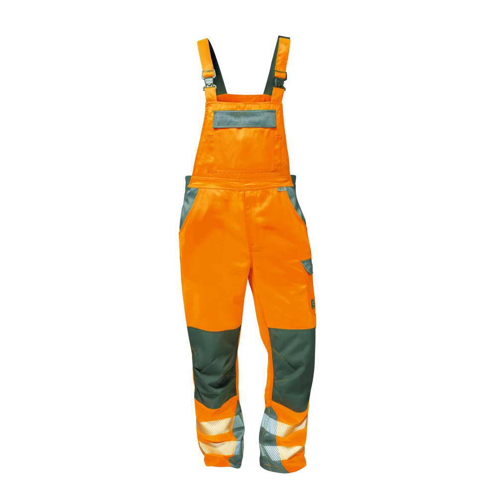 elysee® Warnschutz-Latzhose METZ, warn-orange/grau, Größe 54 Produktbild img2 L