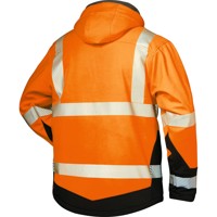 Produktbild von elysee® - Warnschutz-Softshelljacke LUKAS, warn-orange/schwarz, Größe L