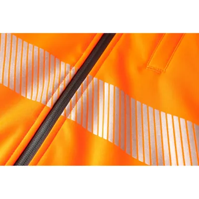 Produktbild von elysee® - Warnschutz-Softshelljacke LUKAS, warn-orange/schwarz, Größe XXL