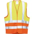 wica Polyester-Warnweste Max mit Schulterreflex, warngelb/warnorange, EN ISO 204 Produktbild
