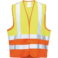 wica Polyester-Warnweste Max mit Schulterreflex, warngelb/warnorange, EN ISO 204 Produktbild