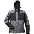 elysee® Softshelljacke TAU, grau/schwarz, Größe S Produktbild