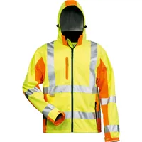Produktbild von elysee® - Warnschutz-Softshelljacke JIM, warn-gelb/warn-orange, Größe XXL
