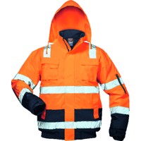 Produktbild von SAFESTYLE® - Warnschutz-Pilotenjacke JONAS 23545, warnorange/marineblau, Größe 