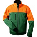 Produktbild von elysee® - Waldarbeiter-Softshelljacke SANDDORN, grün/orange, Größe S