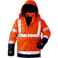 Produktbild von elysee® - 2-in-1 Warnschutzjacke PHILIPP, warn-orange/marine-blau, Größe L