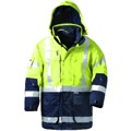 Produktbild von elysee® - Warnschutz-Parka JEKYLL, warn-gelb/marine-blau, Größe L