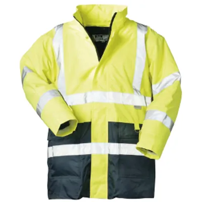 Produktbild von SAFESTYLE® - Warnschutzparka SEBASTIAN 23528, warngelb/marineblau, Größe M