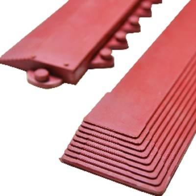 Produktbild von null - Gummikantenprofil rot o. Knopfl rechts 990X75mm