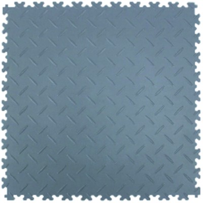 Produktbild von null - PVC Bodenfliese Diamant, dunkelgrau, 505x505x4mm