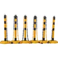 TEMKA Kettenpfosten - Set, g/s 6 Pfosten + 5xKette Produktbild img1 S