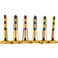 TEMKA Kettenpfosten - Set, g/s 6 Pfosten + 5xKette Produktbild