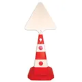 TEMKA Leitkegel mit Öse, rot, mit Reflexlinsen, Höhe 613mm Produktbild img3 S