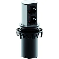 Produktbild von BACHMANN - Einbausteckdose Elevator 2xCEE7/3 Strom 2,0m AEH