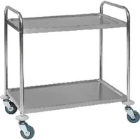 Produktbild von NOBRAND - Tischwagen mit 3 Ladeflächen 790x500, Edelstahl