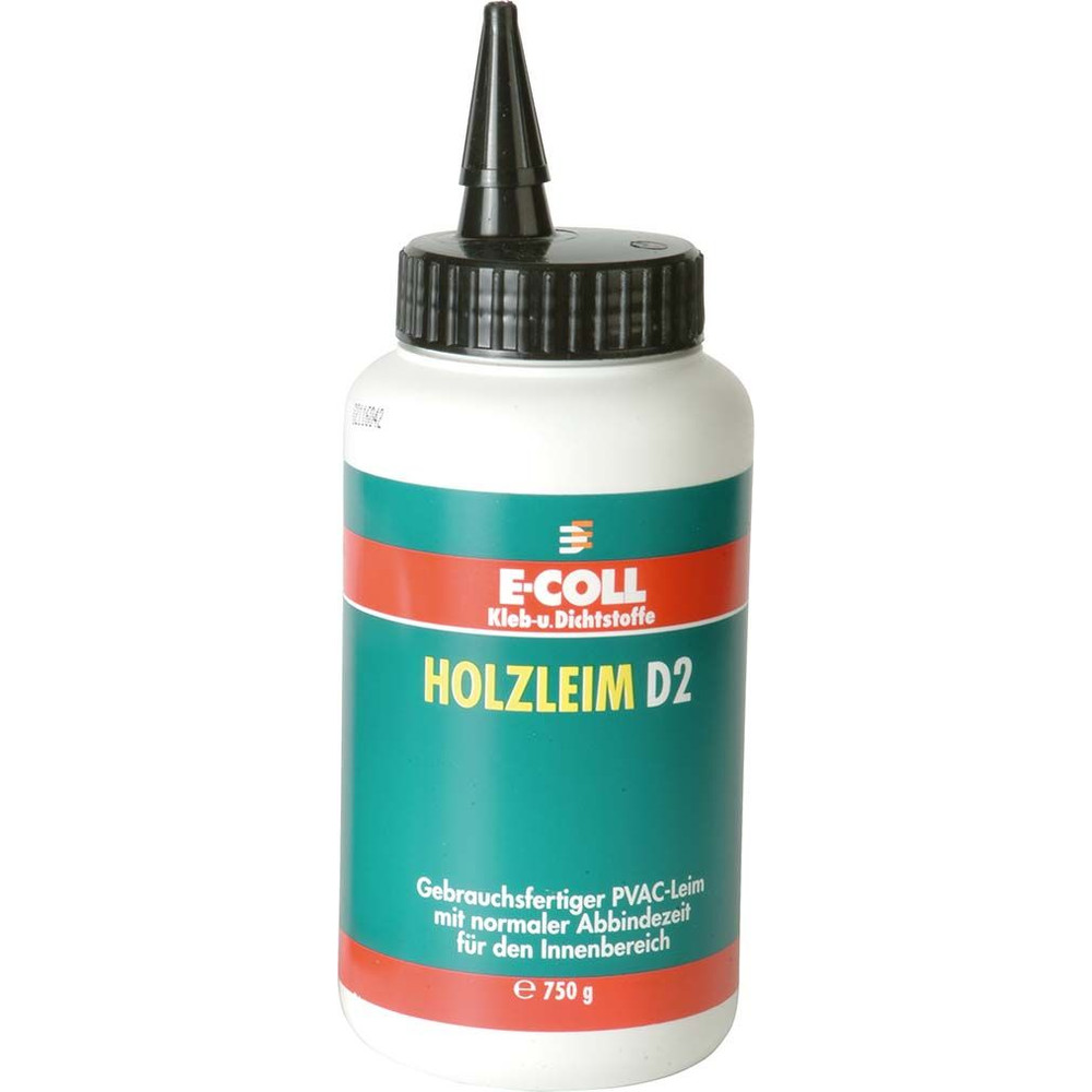 E-COLL Holzleim D2 silikonfrei, gebrauchsfertig, 750gr Flasche Produktbild img3 L