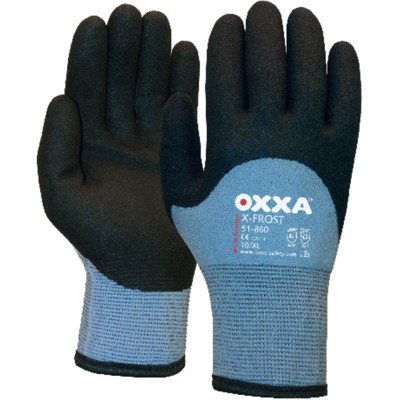 Produktbild von OXXA® - Handschuh X-Frost, grau/schwarz, Größe 9