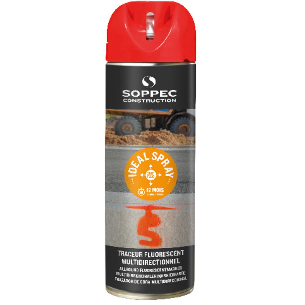 SOPPEC IDEAL SPRAY 360° Leuchtmarkierfarbe Produktbild img1 L