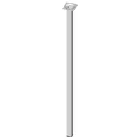 ELEMENT SYSTEM Stahlrohrmöbelfüsse weiss 800mm eckig Auslaufartikel ohne Ersatz Produktbild
